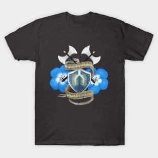 Battle for Asthma Floral Front Only T-Shirt